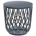 Gartenkorbständer - dekorativer Beistelltisch UNIQUBO 55L, Abmessungen (mm) 447x447x450, Farbe Anthrazit