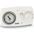 VEMER VE618500 CM100 - Heizungsthermostat, Thermostat mit Tagesprogrammierung, Stromversorgung mit Batterien, Weiß