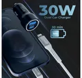 prio prio Fast Charge Car Charge 30W PD (USB C) + 30W (USB A) schwarz Smartphone-Ladegerät (Car Chargers, 1-tlg)