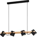 Helle Holz Moderne skandinavisch Hängelampe Pendelleuchte 4x40W/E27