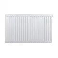Belrad® Heizkörper Typ 22 | flacher Universalheizkörper mit 6 Anschlüssen | modern, kompakt & energiesparend | Wandmontagefähig | ideal für Wohnzimmer, Bad & Gäste-WC | Flachheizkörper weiß 50x70cm