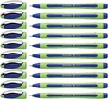 Schneider Xpress Fineliner (Strichstärke 0,8 mm, dokumentenecht) 10er Packung blau