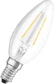Osram LED-Leuchtmittel Osram Filament LED Lampe mit E14 Sockel, Kerzenform, Warmweiss (2700 K, 1 St., Osram LED Filament Lampe E14 Kerzenform 2,5W Warmweiß 2700K  Energies