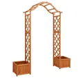 vidaXL Pergola Garten-Pergola mit Blumenkasten Massivholz Tanne, (1-tlg)