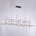 Schwarz Gold Glamour Moderne Hängelampe Pendelleuchte 3000K IP20