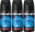 Denim Original Deodorant Spray 24h Action 3 x 150ml Deo
