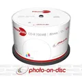 PRIMEON CD-R 80Min 700MB 50 Disc Spindel - photo-on-disc, Inkjet Full Size Print...