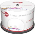 Primeon 2761105 CD-R 80 Rohling 700 MB 50 St. Spindel Bedruckbar