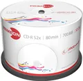 100 PRIMEON CD-R photo on disc Bedruckbar Full Printable Spindel 700Mb 80Min 52x