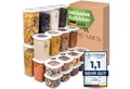 Viwares Vorratsdose Viwares Vorratsdosen-Set Mix Weiß SERIE FOLY 24er, Plastik