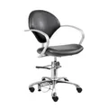 Friseurstuhl Comair Bedienungsstuhl Paris schwarz Modell C Friseureinrichtung