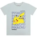 POKÉMON T-Shirt Pokemon T-Shirt Jungen Pikachu Poke Shirt mit Pikachu Design blau|grau 152
