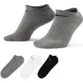 Nike Everyday Lightweight 3er Pack Socken (Größe 42 , schwarz)