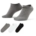 Nike Funktionssocken U NK EVERYDAY LTWT NS 3PR 132 für Training und Workout, mit schweißableitender Dri-FIT-Technologie bunt L (42/45)
