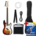 Komplettes E-Bassset mit Vollausstattung für angehende Rockstars