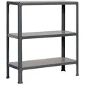 Proregal Wohnregal, Anthrazit, Metall, 100x90x30 cm, Freizeit, Heimwerken, Werkstatt