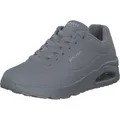 Skechers Herren UNO Stand On Air Sneaker, Light Grey Durabuck/Mesh, 43 EU