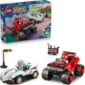 LEGO Sonic the Hedgehog Silvers Auto vs. Knuckles’ Monstertruck - Kinder Spielzeug mit 2 Flitzern und 2 Minifiguren - Geschenk für Jungen und M... - Bronze
