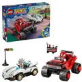 LEGO Sonic 77118 Silvers Auto vs. Knuckles' Monstertruck Bausatz, Mehrfarbig