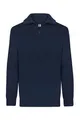 HANSEHELD Herren Troyer Baumwolle - Blau S - GOTS