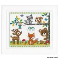 Vervaco Kreativset Vervaco Stickpackung Zählmuster "Tiere des Waldes", (embroidery kit by Marussia)
