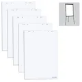 herlitz Flipchart-Papier blanko 65,0 x 98,0 cm, 20 Blatt, 5 Blöcke
