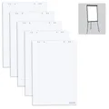 herlitz Flipchart-Papier blanko 65,0 x 98,0 cm, 20 Blatt, 5 Blöcke