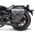 Motorrad Satteltasche für Custom Retro Vintage Bikes Texas 10l schwarz Links