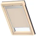 Verdunklungsrollo DBL F06 4230, VELUX, verdunkelnd, ohne Bohren, in Führungsschienen, VELUX »Pick & Click!«, alufarbene Führungsschienen & Griffleiste