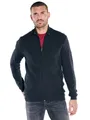 emilio adani Cardigan Herren Cardigan, Schwarz