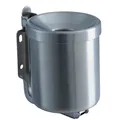 Wandaschenbecher Orgavente NIDO aus Edelstahl 0,5 L Ascher für Wandmontage 106001