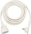 Brennenstuhl Qualitäts-Kunststoff-Verlängerungskabel Flachstecker 5m Kabel Weiß