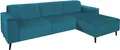 DOMO collection Ecksofa Amora, inkl. Federkern, hoher Sitzkomfort, Breite 268 L-Form, mit Recamiere, zeitlos und elegant, Komfortsitzhöhe 47cm