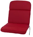KETTtex Sesselauflage Niederlehner Alicante 2313 rot 100x50x7 cm wasserabweisend lichtecht