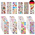 Habett 3D Aufkleber für Kinder & Kleinkinder, 920+ Geschwollen Stickers,