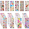 Kinder 3D Aufkleber Set 920+ bunte Sticker Tiere Dinosaurier Buchstaben Zahlen