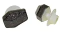 Motorrad Blinker Verkleidungsblinker Raceroll getönt E-geprüft geeignet für Motorrad, Moped, Roller mit passendem M10 Gewinde BZW. Adapter
