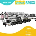 Mould King 17007 mobiler Schwerlastkran Liebherr LTM Technik Kranwagen weiß RC