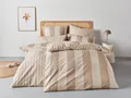 Otto Home Bettwäsche "Sari", beige, B/L: 135cm x 200cm, 1 Stk., 1 Stk., Linon, B/L: 80cm x 40cm, 2