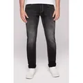CAMP DAVID Regular-fit-Jeans mit Bleaching-Effekten schwarz 38