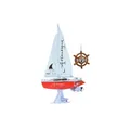 Jamara RC Atlantique Segelboot 2 Kanal 27MHz Ferngesteuertes Boot Fernbedienung