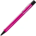 Lamy safari pink Kugelschreiber - zeitlos klassischer Kuli mit ergonomischem Griff & robustem ASA-Kunststoff - inkl. Großraummine M 16 in Strichbreite M in blau
