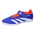 Adidas Predator Club Hook-and-Loop J Football Boots Turf, Turf-Fußballschuhe, Lucid Blue/FTWR White/solar red,