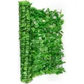 blumfeldt Fency Bright Ivy - Sichtschutz , Windschutz , Lärmschutz , 300 x 150 cm , Efeublätter , hohe Blickdichte , kunststoffummanteltes Gitter... - Grün