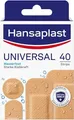 Hansaplast Universal Pflaster (40 Strips), schmutz- und wasserabweisende Wundpflaster, Pflaster Set mit starker Klebkraft & Bacteria Shield
