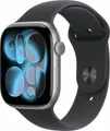 Apple Watch Series 11 GPS 42mm Aluminium space grau mit Sportarmband S/M schwarz