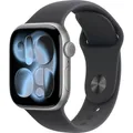 Apple Watch Series 11 GPS 42 mm Aluminiumgehäuse Sport Band Schwarz S/M