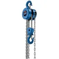 Scheppach Kettenzug CB02 Flaschenzug Seilzug (Tragkraft 2000 Kg, Hubhöhe 3000 mm, Lasthaken mit Sicherheitsbügel, lange Bedienkette) - Hebezug ideal für die Baustelle, Garage oder Werkstatt