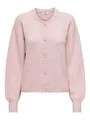 JdY Lumi Life L/S Button Cardiga KNT Noos, Light Lilac/Detail: Melange, L