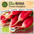 Rettich Samen (BIO) - 200 Samen Gemüsesamen Rettichsamen French Breakfast